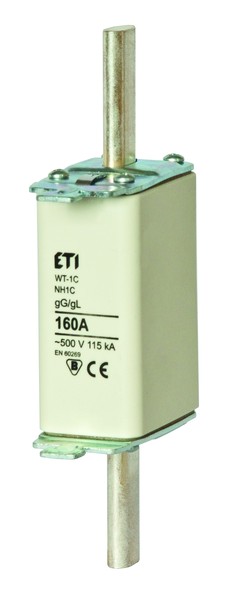 WKŁADKA BEZPIECZNIKOWA 80A WT-1 CHARAKTERYSTYKA GG ZWŁOCZNA - 004113244 - ETI