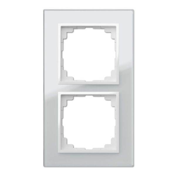 RAMKA POTRÓJNA SZKLANA BIAŁA IP 20 SENTIA - 1472-62 - ELEKTRO-PLAST NASIELSK