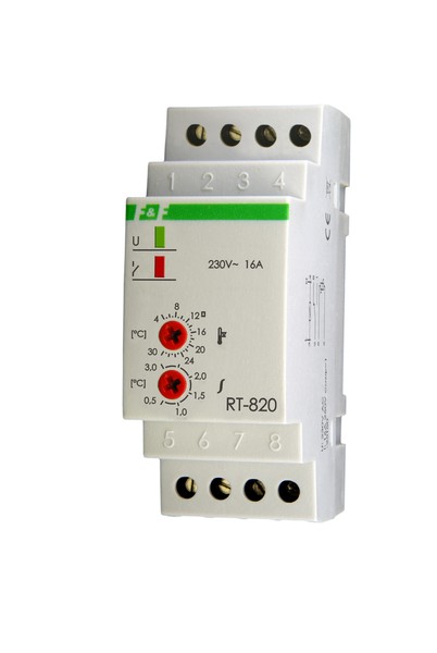 REGULATOR TEMPERATURY ZAKRES 4-30 STOPNI C RT-820 - RT-820 - F&F