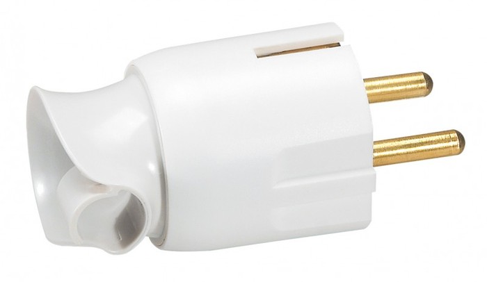 WTYCZKA 2P+Z - 16A - PLASTIKOWA - BIAŁA - OBROTOWA HELMO - 50172 - LEGRAND