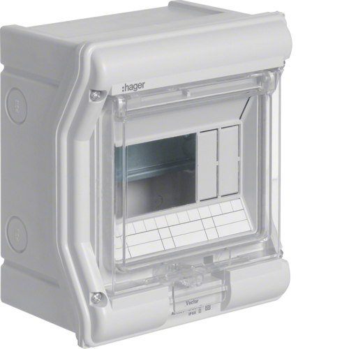 ROZDZIELNIA IP65 6 MODUŁÓW VECTOR II - VE106L - HAGER - BERKER