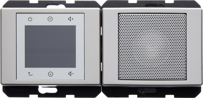 RADIO TOUCH KOMPLET STAL SZLACHETNA LAKIEROWANY ARSYS - 28800004 - HAGER - BERKER
