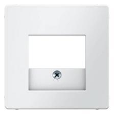 ELEMENT CENTRALNY DO GNIAZDA TAE I GŁOŚNIKOWEGO BIAŁY AKSAMIT Q.1 - 10336089 - HAGER - BERKER