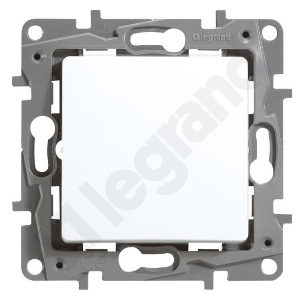 PRZYCISK JEDNOBIEGUNOWY 6 A BIAŁY NILOE ECO - 664507 - LEGRAND