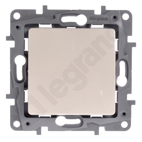 PRZYCISK JEDNOBIEGUNOWY 6 A KREMOWY NILOE ECO - 664607 - LEGRAND
