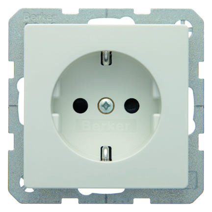 GNIAZDO SCHUKO BIAŁY AKSAMIT Q.1 - 47436089 - HAGER - BERKER