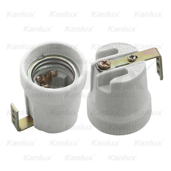 OPRAWKA CERAMICZNA E27 Z UCHWYTEM HLDR-E27 - 2161 - KANLUX