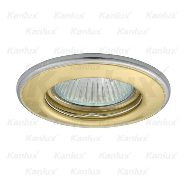 OPRAWKA SUFITOWA PUNKTOWA MR16 GX5,3 MAX.50W PERŁOWO ZŁOTY/NIKIEL HORN CTC-3114-PG/N - 2823 - KANLUX