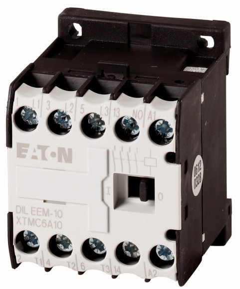STYCZNIK MOCY 9A AC3 3 BIEGUNY NO STYK POMOCNICZY NO STAROWANIE 24V AC DILEEM-10 - 051596 - EATON