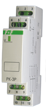 PRZEKAŹNIK ELEKTROMAGNETYCZNY 8A 3 STYKI PRZEŁĄCZNE STEROWANIE 230V AC STYKI PRZEŁĄCZNE PK-3 - PK-3P-230V - F&F