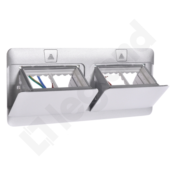 MINIPUSZKA PO-UP DO WYPOSAŻENIA 8 MODUŁÓW ALUMINIUM - 054013 - LEGRAND