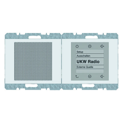 RADIO TOUCH BIAŁY POŁYSK K.1 - 28807009 - HAGER - BERKER