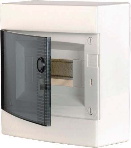 ROZDZIELNIA TWORZYWO 4X12 MODUŁY N/T IP40 DRZWI TRANSPARENTNE ECT - 001101022 - ETI