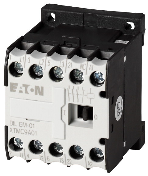 STYCZNIK MOCY 9A AC3 3 BIEGUNY NO STYK POMOCNICZY NC STEROWANIE 24V DC DILEM-01 - 010343 - EATON