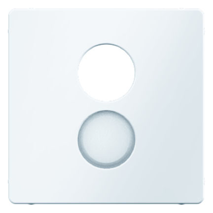 ELEMENT CENTRALNY DO GNIAZDA GŁOŚNIKOWEGO BIAŁY AKSAMIT Q1 - 11966089 - HAGER - BERKER