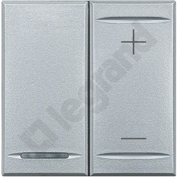 ŚCIEMNACZ PRZYCISKOWY 3-400W 2 MODUŁY ALUMINIUM AXOLUTE - HC4411 - LEGRAND