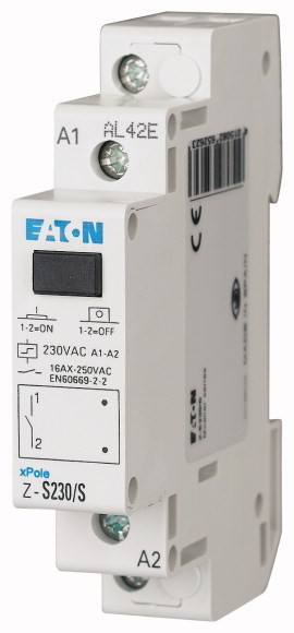PRZEKAŹNIK BISTABILNY 16A STEROWANIE 230V AC 1NO Z-S230-S - 265262 - EATON