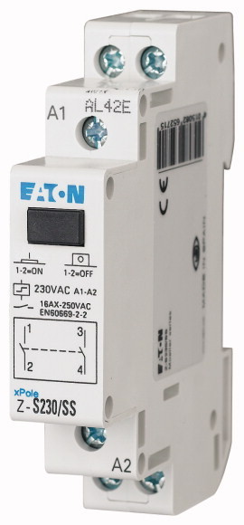 PRZEKAŹNIK BISTABILNY 16A STEROWANIE 230V AC 2NO Z-S230-SS - 265271 - EATON