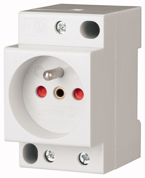 GNIAZDO 2P+Z Z PRZESŁONAMI NA SZYNĘ TH35 Z-SD230-BS - 266876 - EATON