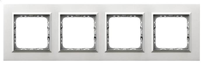RAMKA POCZWÓRNAALUMINIOWA Z PIERŚCIENIEM ALUMINIUM SONATA - R-4RAC/35/38 - OSPEL