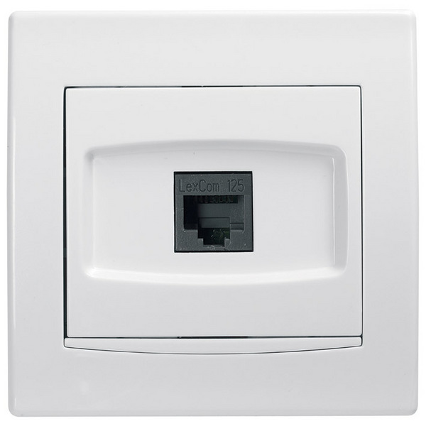 GNIAZDO KOMPUTEROWE RJ45 KAT.5E UTP BIAŁE ANYA - AYA4300121 - SCHNEIDER ELECTRIC