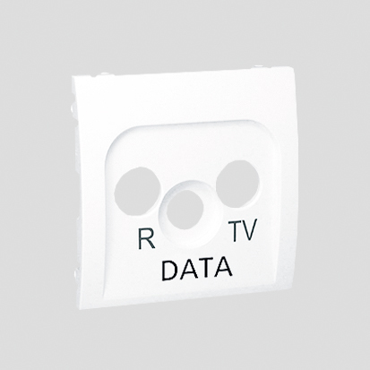 POKRYWA GNIAZDA ANTENOWEGO RTV-DATA BIAŁA SIMON CLASSIC - MADP/11 - KONTAKT SIMON