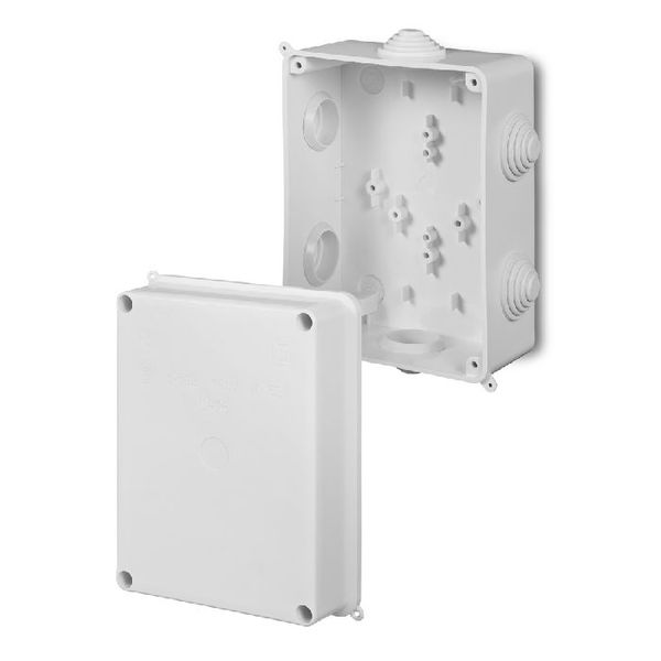 PUSZKA PK-6 N/T EP-LUX IP55 BEZ WKŁADU 6-WYLOTOWA 158X118X95 - 0227-00 - ELEKTRO-PLAST NASIELSK