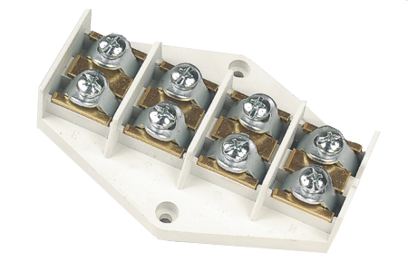 PŁYTKA ROZGAŁĘŹNA 4X16 MM2 SZARA - 0965-00 - ELEKTRO-PLAST NASIELSK