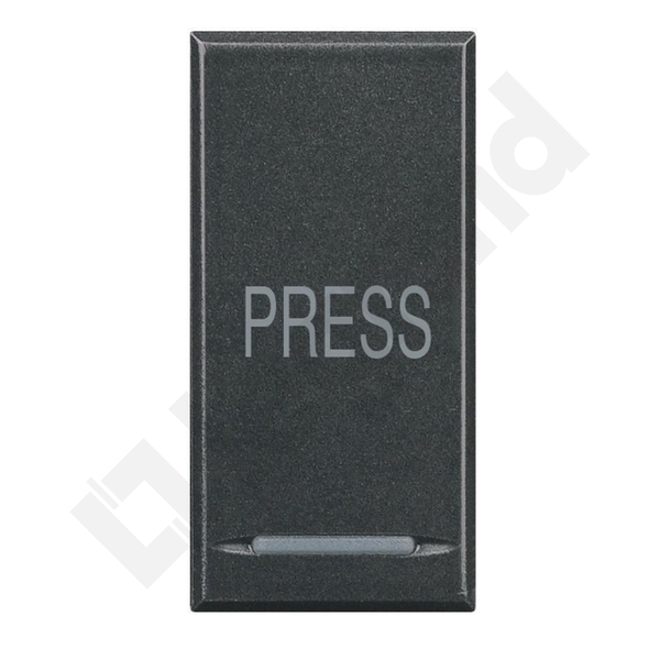 PRZYCISK POJEDYNCZY ''PRESS'' 1 MODUŁ ROCKER ANTRACYT (SAMOZACISKI) AXOLUTE - HS4055AP - LEGRAND