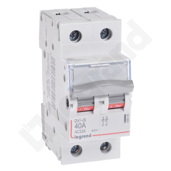 ROZŁĄCZNIK IZOLACYJNY 40A 2 BIEGUNY FR302 - 406446 - LEGRAND