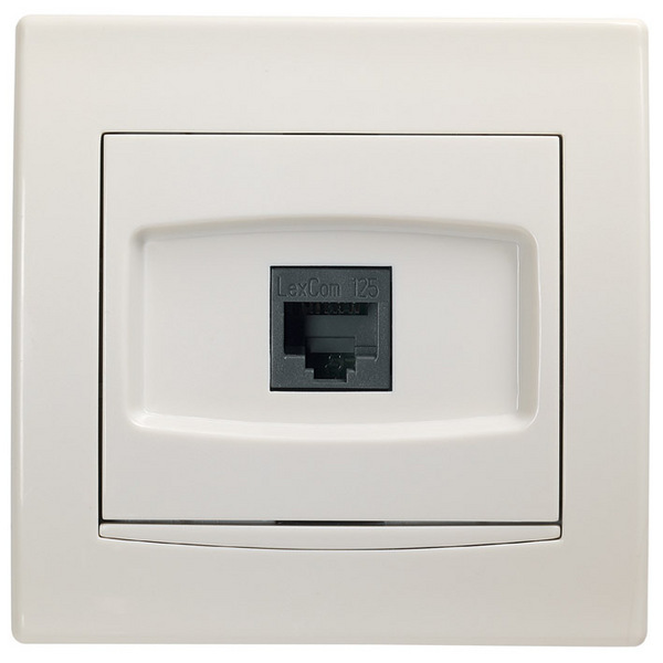GNIAZDO KOMPUTEROWE RJ45 KAT.6 UTP KREMOWE ANYA - AYA4700123 - SCHNEIDER ELECTRIC
