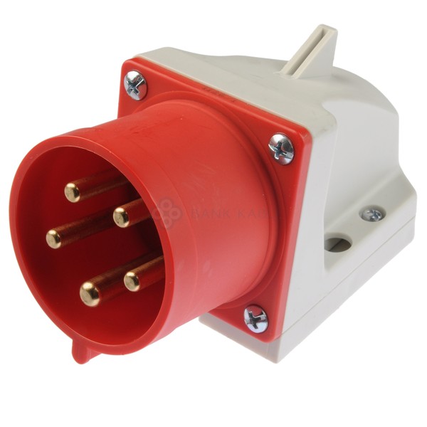 WTYCZKA ODBIORNIKOWA 32A 400V 3P+Z+N IP44. - 525-6 - PCE