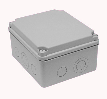 PUSZKA INSTALACYJNA LIGHT POKRYWA PEŁNA Z OSŁABIENIAMI 241X180X96 (4XM25 6XM40) IP66/67. - EX-231 - PCE