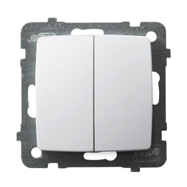 ŁĄCZNIK ŚWIECZNIKOWY BIAŁY KARO - ŁP-2S/m/00 - OSPEL
