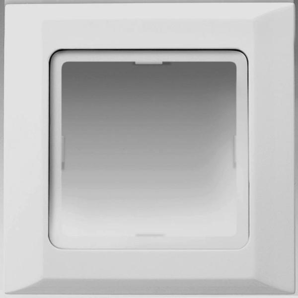 RAMKA POJEDYNCZA BIAŁA POLO OPTIMA - 12011602 - HAGER - BERKER