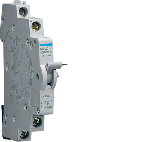 STYK POMOCNICZY DO MCB 6A STYKI 1 NO+1 NC - MZ201 - HAGER - BERKER
