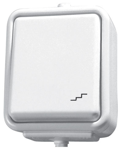 ŁĄCZNIK SCHODOWY HERMETYCZNY IP44 BIAŁY CEDAR - WNT600C01 - SCHNEIDER ELECTRIC