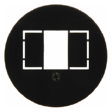 ELEMENT CENTRALNY DO GNIAZDA PRZYŁĄCZENIOWEGO TAE I GNIAZDA GŁOŚNIKOWEGO I GNIAZDA ŁADOWANIA USB CZARNY SERIE1930/GLAS - 104001 - HAGER - BERKER