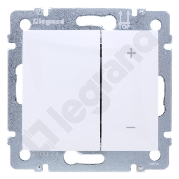 BIAŁY ŚCIEMNIACZ PRZYCISKOWY 600W BIAŁY VALENA - 770074 - LEGRAND