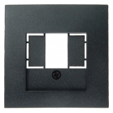 ELEMENT CENTRALNY DO GNIAZDA TAE I GŁOŚNIKOWEGO ANTRACYT B.3/B.7 - 10331606 - HAGER - BERKER