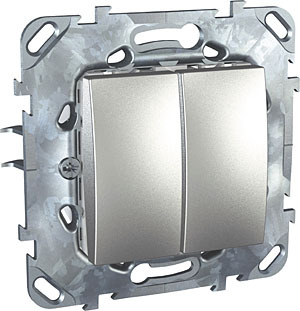 ŁĄCZNIK ŚWIECZNIKOWY ALUMINIUM UNICA TOP/MERTEN - MGU50.211.30Z - SCHNEIDER ELECTRIC