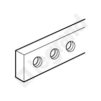 SZYNA MIEDZIANA Z OTWORAMI M5 12 X 2 MM X 1 M - 037388 - LEGRAND