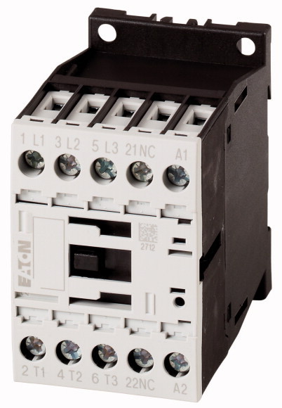 STYCZNIK MOCY 12A AC3 3 BIEGUNY NO STYK POMOCNICZY NC STEROWANIE 24V AC DILM12-01 - 276869 - EATON