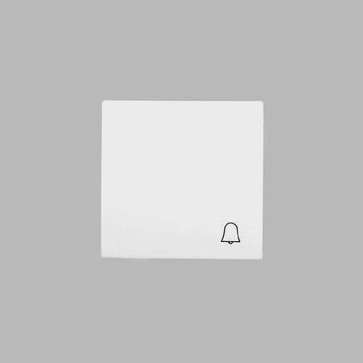 KLAWISZ Z SYMBOLEM "DZWONEK" DO ŁĄCZNIKA ZWIERNEGO BIAŁY POLO.FIORENA - 22008702 - HAGER - BERKER