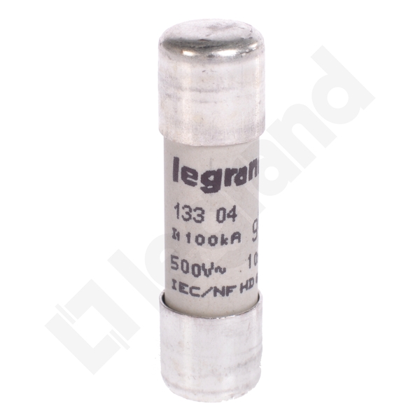 WKŁADKA BEZPIECZNIKOWA 4A 10X38 CYLINDRYCZNA CHARAKTERYSTYKA GG ZWŁOCZNA - 013304 - LEGRAND