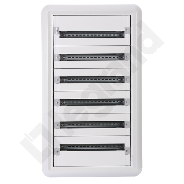 ROZDZIELNIA METAL 6X24 MODUŁY P/T IP30 LISTWA PRZYŁ N+PE RAL7035 XL3 - 020066 - LEGRAND