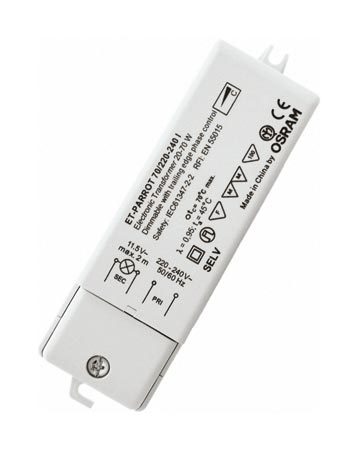TRANSFORMATOR ELEKTRONICZNY 20W-70W ZH 70 230/12V ET-PARROT - 4008321111593 - LEDVANCE ( OSRAM)