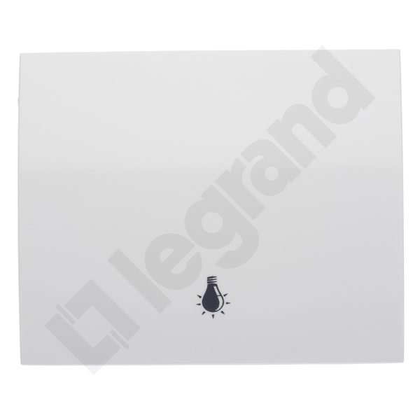 KLAWISZ POJEDYNCZY Z SYMBOLEM LAMPY ARCTIC SISTENA LIFE - 777044 - LEGRAND
