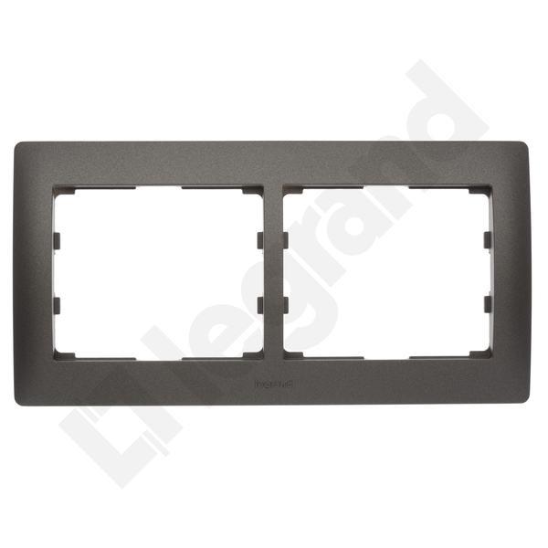 RAMKA PODWÓJNA POZIOMA CHOCO SISTENA LIFE - 771202 - LEGRAND