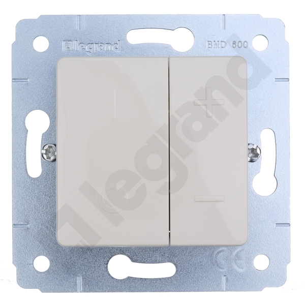 ŚCIEMNIACZ PRZYCISKOWY KREM 40-600W CARIVA - 773715 - LEGRAND